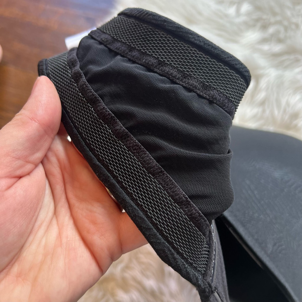 Delimira Womens Bandeau Strapless Bra Black Wire Free Padded Stretch 42DD - Picture 4 of 6